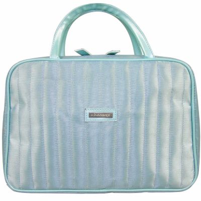 Quilted Travel Toiletry Cosmetic Handbag
